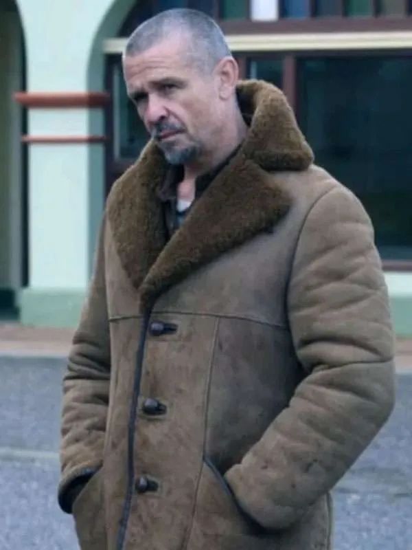 Bay Of Fires S01 Thaddeus Brown Suede Leather Jacket