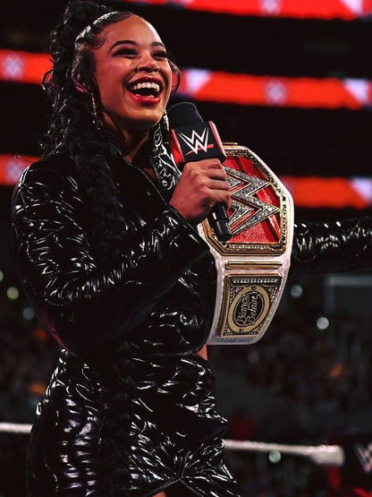 Bianca Belair WWE Wrestle Mania 39 Leather Jacket