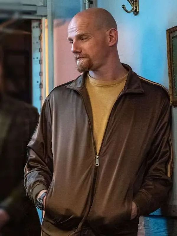 Caught Stealing Yuri Kolokolnikov Brown Track Jacket