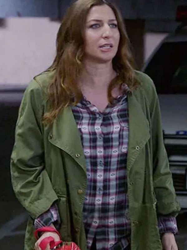 Chelsea Peretti Brooklyn-99 Cotton Green Jacket