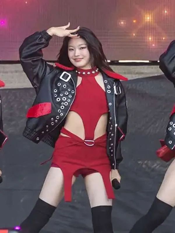 Chicago Music Festival Katseye Black Leather Jacket