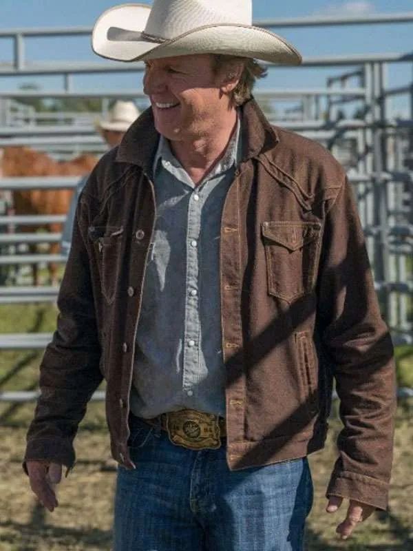 Chris Potter Heartland S11 Brown Cotton Jacket