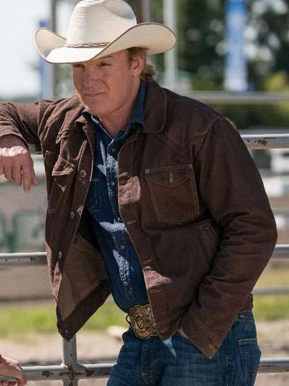 Chris Potter Heartland S11 Brown Cotton Jacket