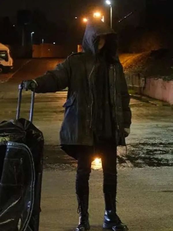 Clara Rugaard The Crow Girl Green Hooded Jacket