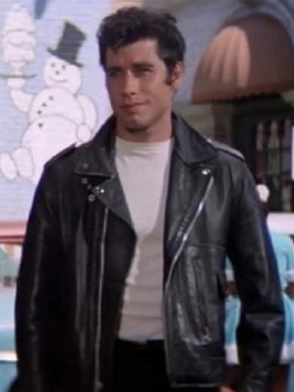 Danny Zuko T Birds John Travolta Leather Jacket