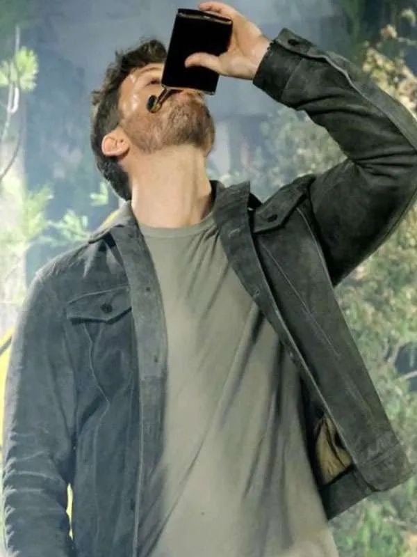 Days of Our Lives Daniel Feuerriegel Gray Leather Jacket