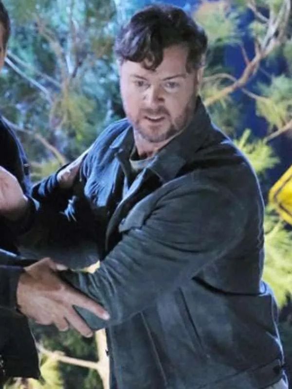 Days of Our Lives Daniel Feuerriegel Gray Leather Jacket