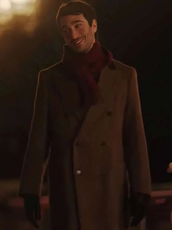 Emily in Paris S04 Eugenio Franceschini Brown Trench Coat