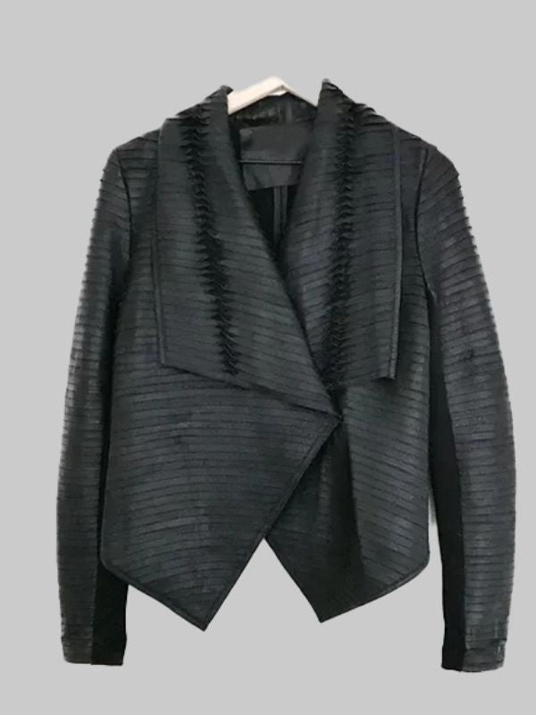 Emily O’Brien Days of Our Lives Black Leather Jacket