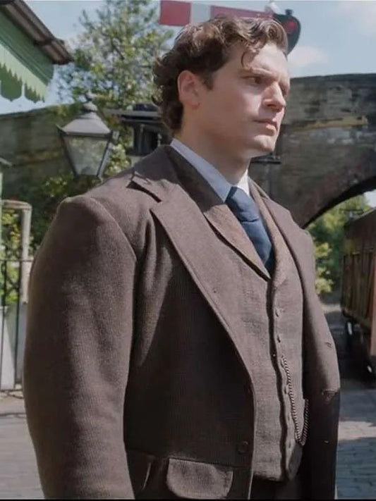 Enola Holmes 2 Henry Cavill Brown Suit