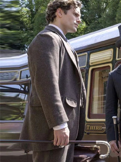 Enola Holmes 2 Henry Cavill Brown Suit