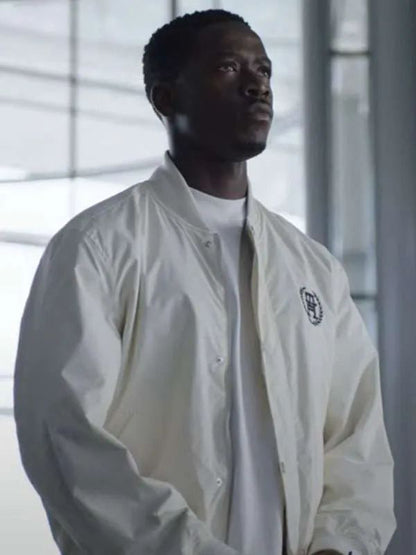 F1 The Movie Damson Idris White Cotton Jacket