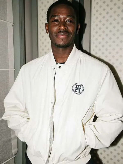 F1 The Movie Damson Idris White Cotton Jacket