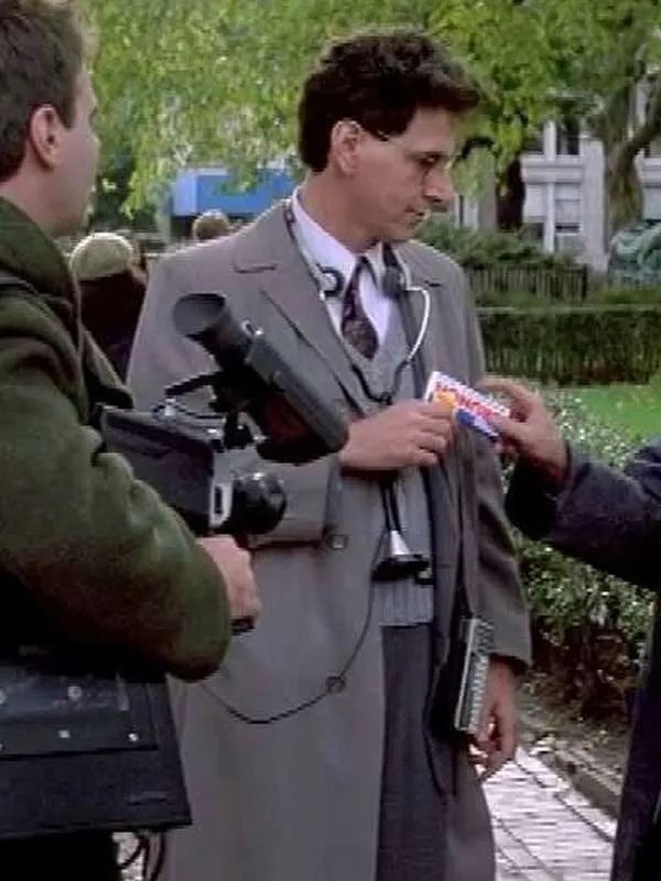 Ghostbusters Rick Moranis Gray Trench Coat
