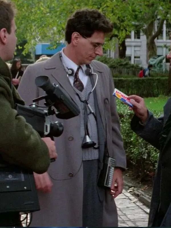 Ghostbusters Rick Moranis Gray Trench Coat