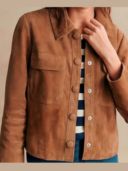 Good Cop/Bad Cop S01 Leighton Meester Brown Jacket