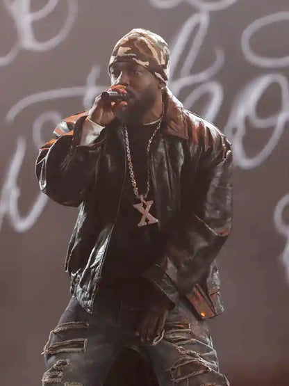 Grand National Tour Kendrick Lamar Dice Leather Jacket