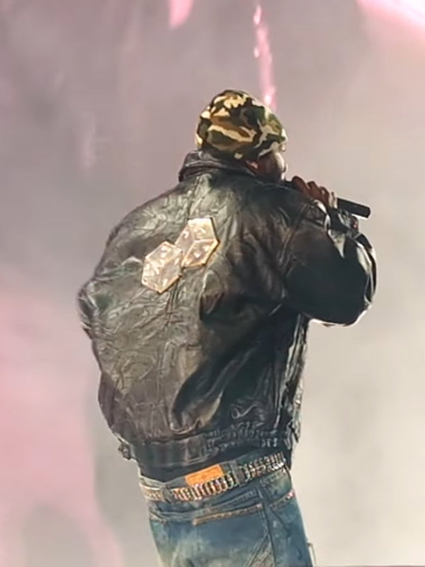Grand National Tour Kendrick Lamar Dice Leather Jacket