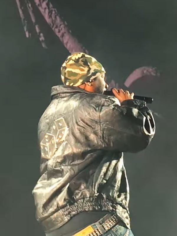 Grand National Tour Kendrick Lamar Dice Leather Jacket