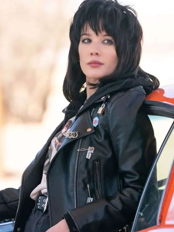 Halsey Americana Black Biker Leather Jacket