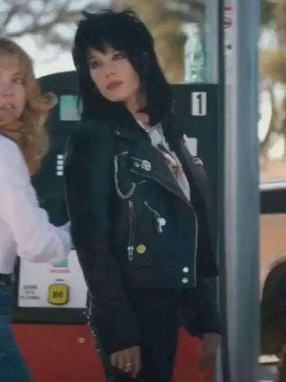 Halsey Americana Black Biker Leather Jacket