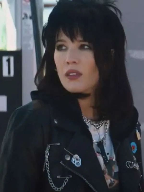 Halsey Americana Black Biker Leather Jacket