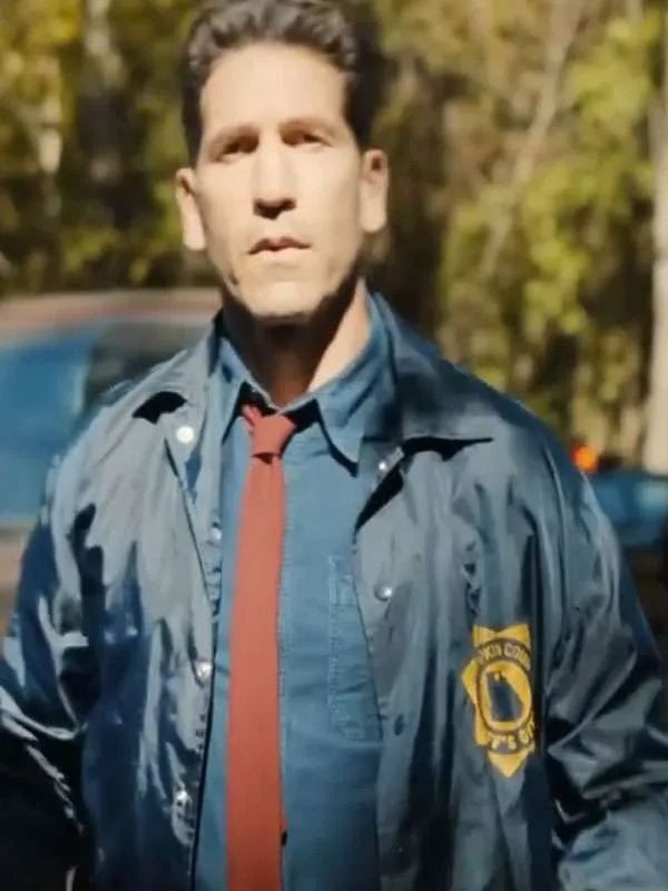 His and Hers S01 John Bernthal Blue Sheriff Jacket