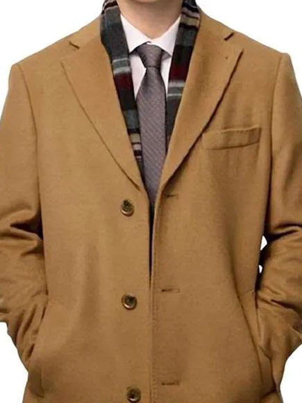 Hollywood Grit Max Martini Brown Wool Coat