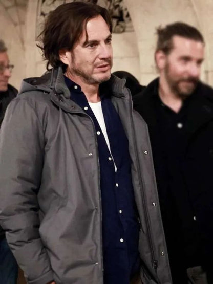 Is This Thing On Will Arnett Gray Hooded Jacket