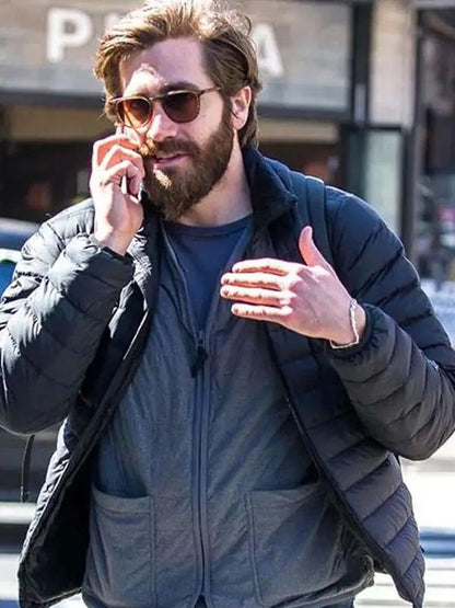 Jake Gyllenhaal Black Puffer Jacket
