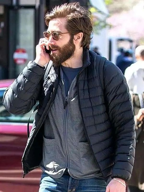 Jake Gyllenhaal Black Puffer Jacket