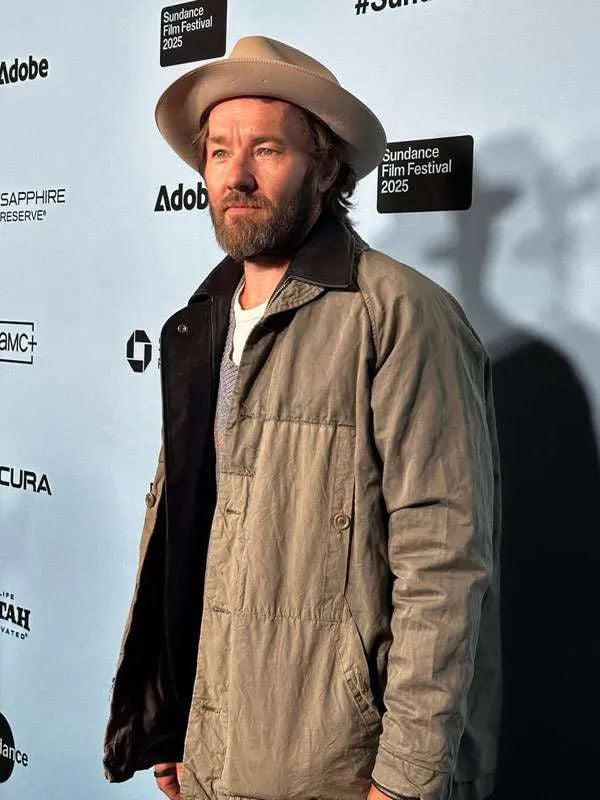 Joel Edgerton Train Dreams Green Cotton Jacket