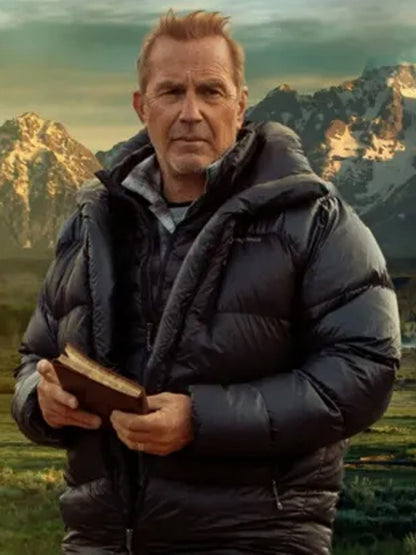 John Dutton Yellowstone 150th Puffer Jacket