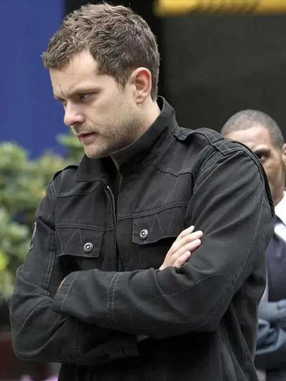 Joshua Jackson Black Cotton Jacket