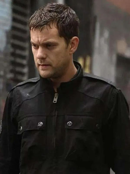 Joshua Jackson Black Cotton Jacket