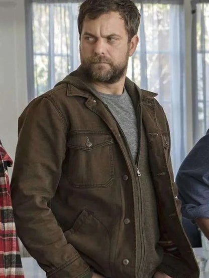 Joshua Jackson The Affair S04 Brown Cotton Jacket