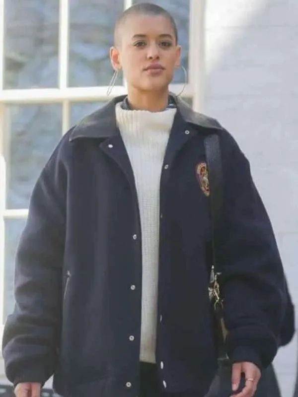 Julien Calloway Gossip Girl Oversize Blue Jacket