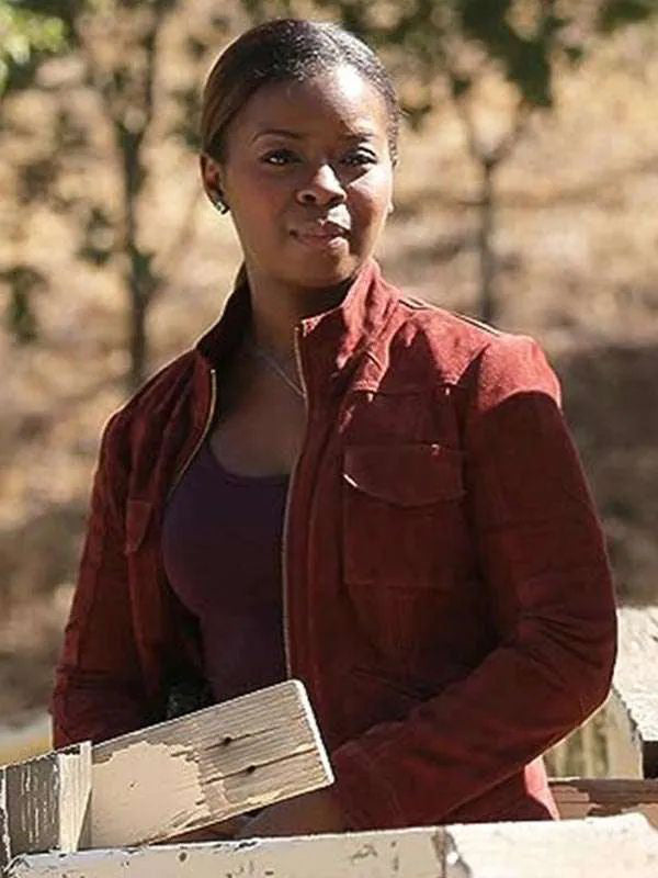 Justified S06 Erica Tazel Suede Leather Jacket