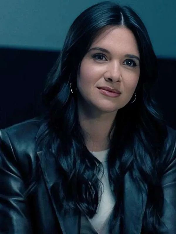 Katie Stevens Providence Falls S01 Black Leather Blazer