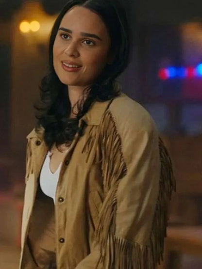 Marianly Tejada S01 Ellie Catawnee Fringe Jacket