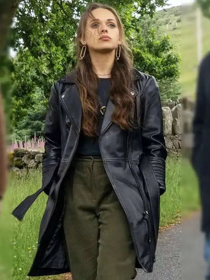 Mayfair Witches S02 Alyssa Jerrels Black Leather Coat