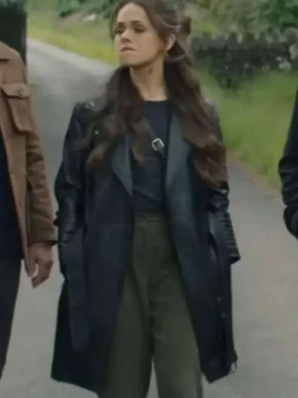 Mayfair Witches S02 Alyssa Jerrels Black Leather Coat