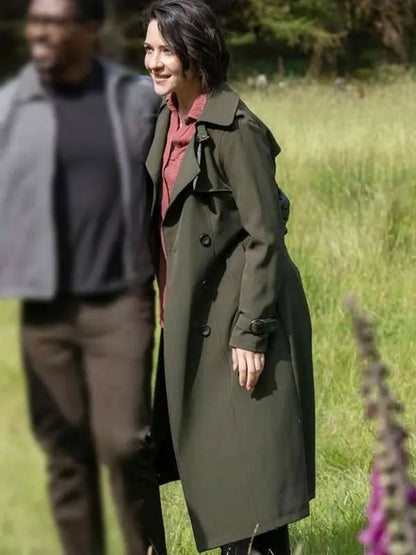 Mayfair Witches S02 Polina Vilkov Green Wool Coat