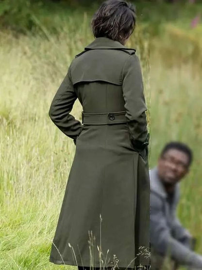 Mayfair Witches S02 Polina Vilkov Green Wool Coat