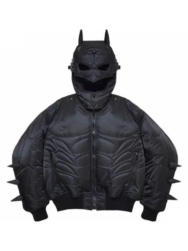 Memento Mori Batman Black Bomber Jacket