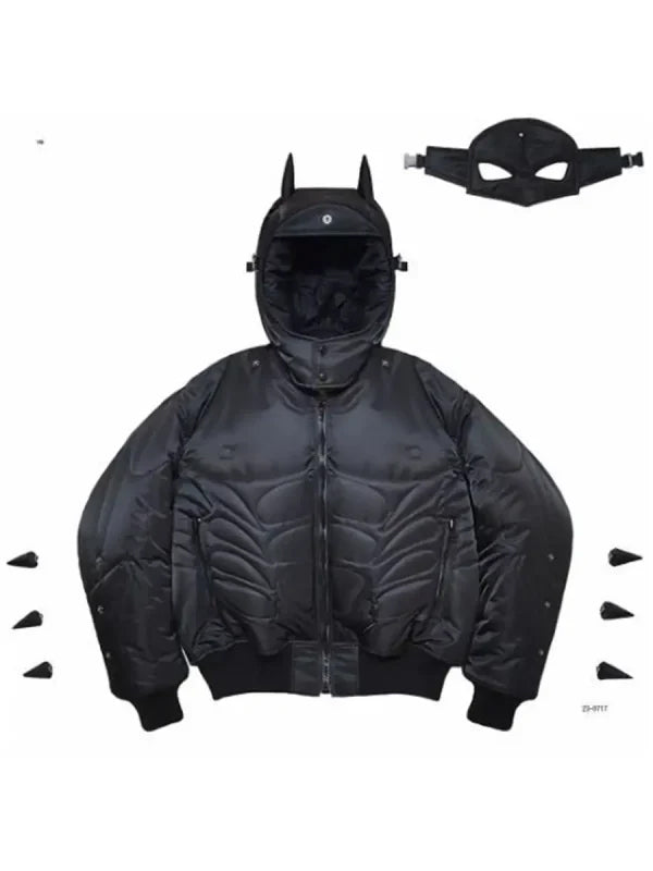 Memento Mori Batman Black Bomber Jacket
