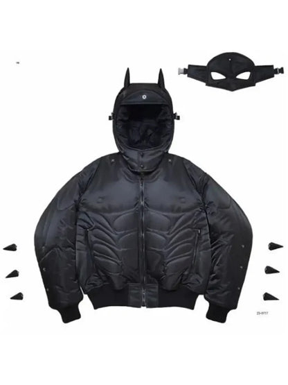 Memento Mori Batman Black Bomber Jacket