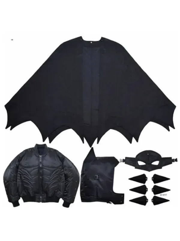 Memento Mori Batman Black Bomber Jacket
