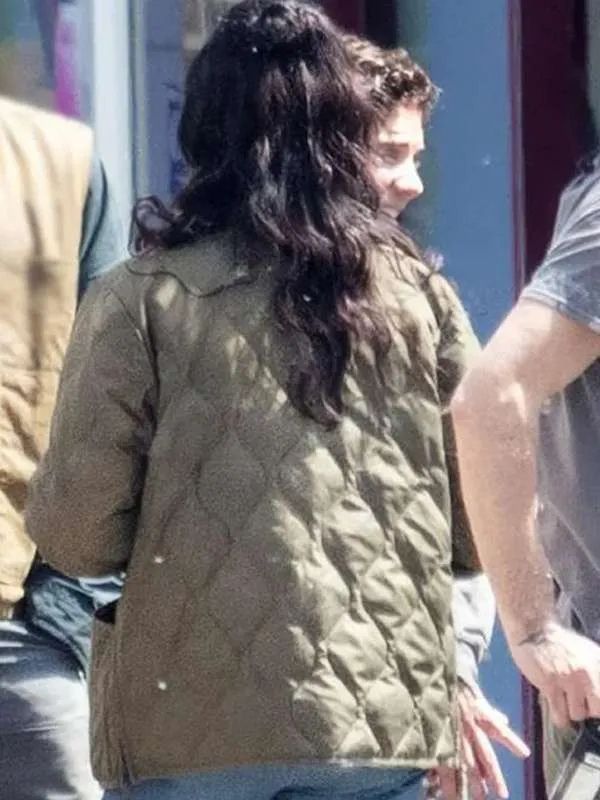 Morena Baccarin Greenland 2: Migration Green Quilted Jacket