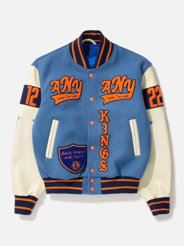 Lebron James Blue Varsity Jacket